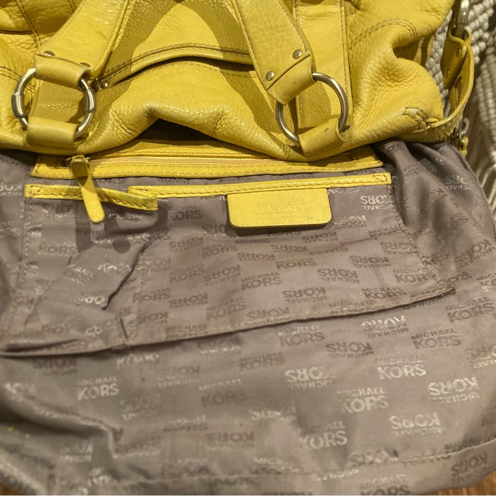 Yellow Michael Kors Handbag - Picture 10 of 14